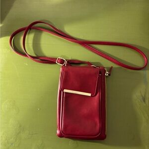 Elegant Red Crossbody Bag